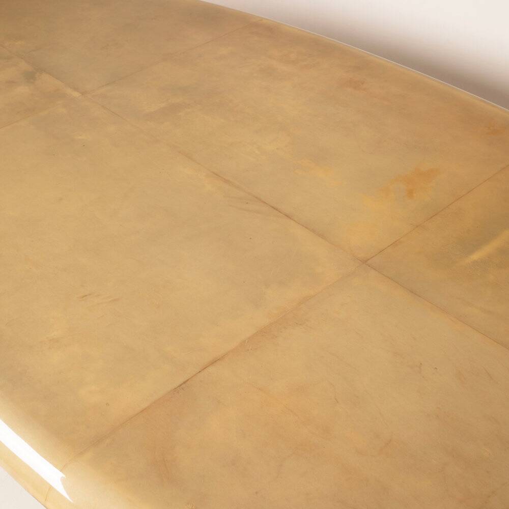 Angelo Mazzola parchment table produced by Ar.Vi Salpol