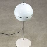 Space-age Italian Table Lamp in White Colour, 1970s