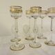 Antique Art Nouveau liqueur glasses by Theresienthal, 1900s, set of 6