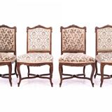 Set of 4 chairs, France, circa 1910.