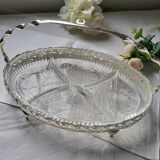 Glass compartment dish