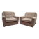 Paire de fauteuils lounge Wiberg Mid-Century Modern par UP Závody Rousínov
