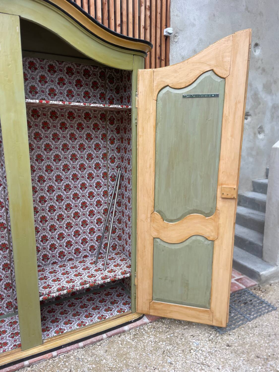 Large antique wardrobe