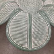Table de salle à manger vintage en bambou et rotin, années 1980
