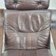 Vintage Armchair in Brown Leather and Bentwood attributed to Coja, 1970s