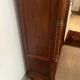 Louis XVI style beveled glass bookcase