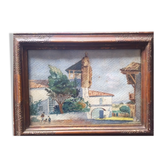 Watercolor Basque Country