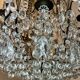 Grand lustre cage italien