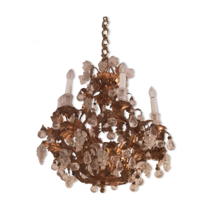 Lustre Murano à fruits en cristal