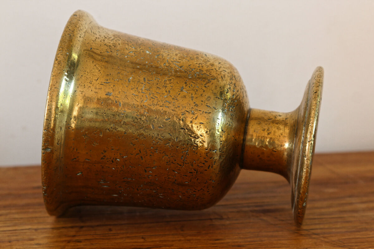 Bronze mortar and apothecary pestle