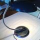 Vintage desk lamp, orientable, grey