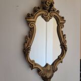 Vintage gilded wooden mirror