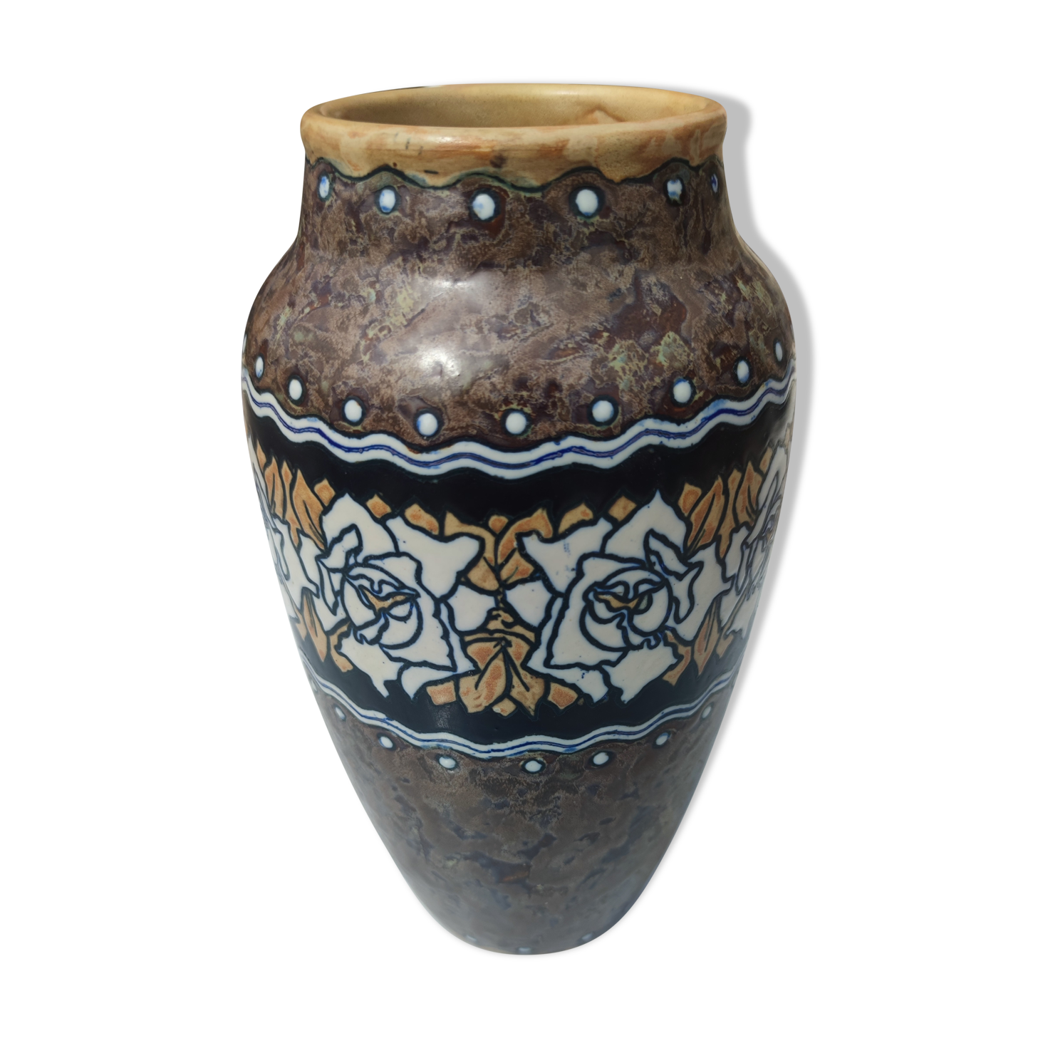 Sandstone vase by Charles Catteau for Keramis 1920