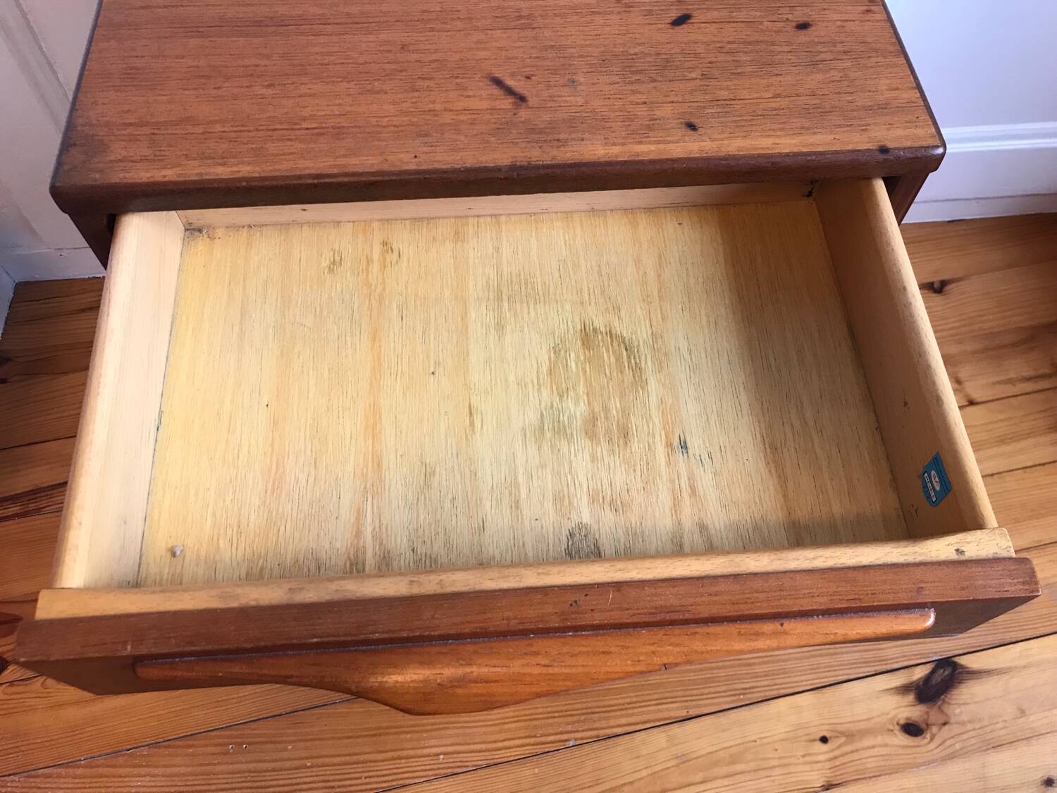 Scandinavian bedside table by Carlström & Co Möbel Fabrik vintage