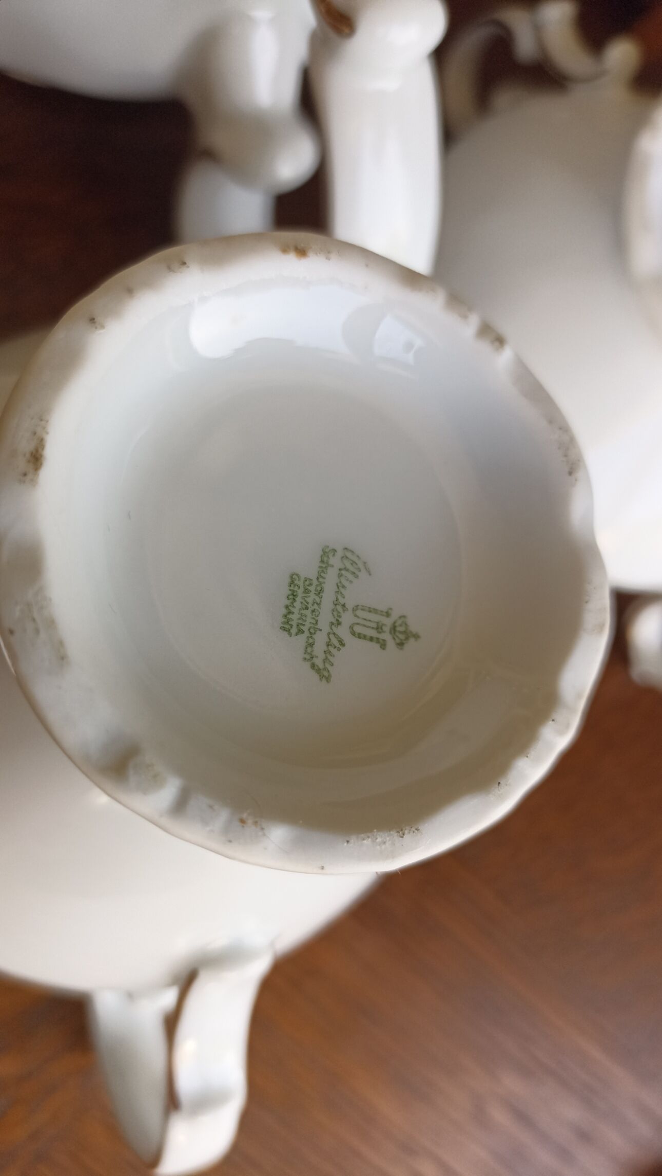 Coffee serving head Winterling Schwarzenbach in porcelain