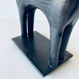 Pair of iron horse bookends