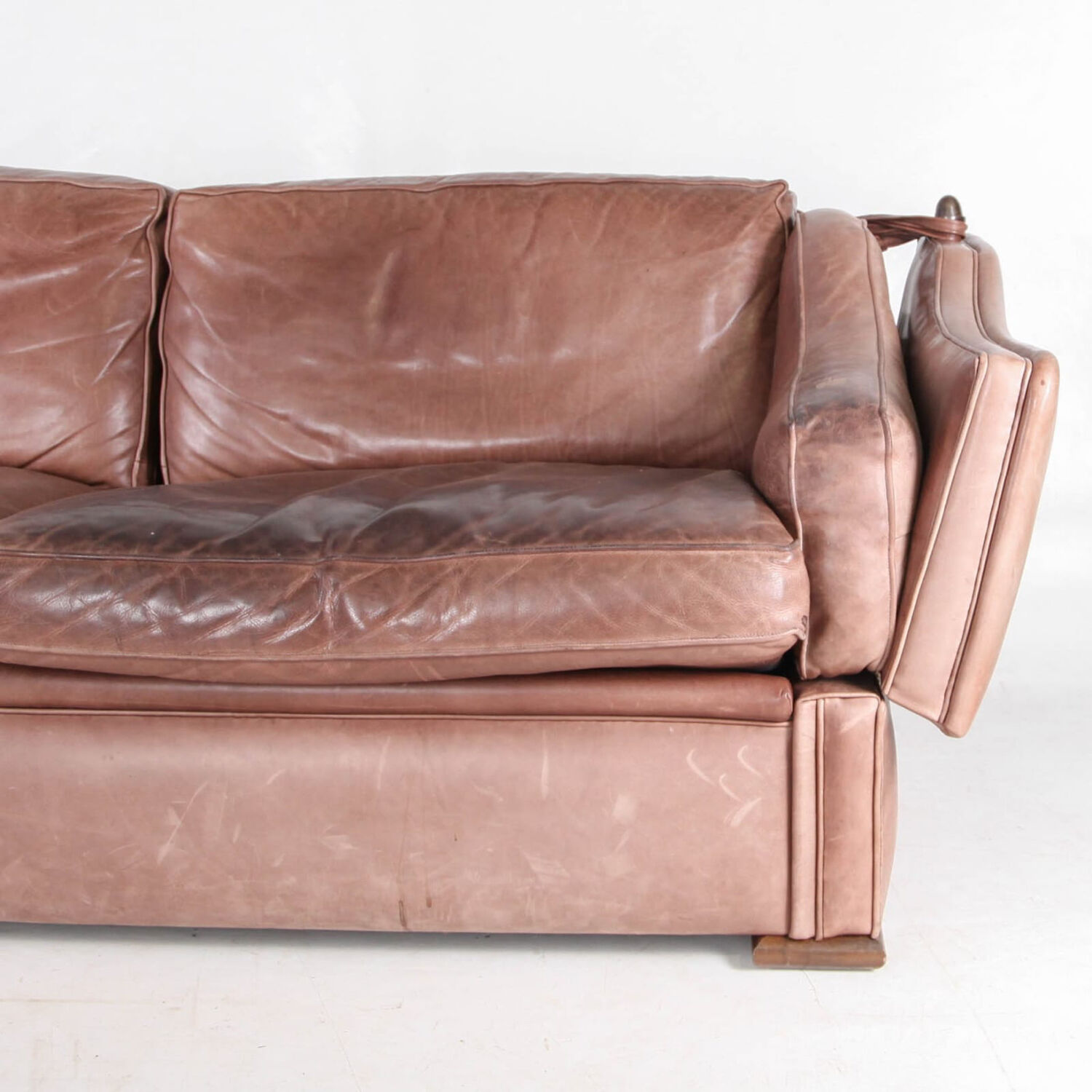 Knole leather sofa