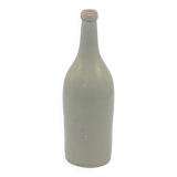 Enamelled stoneware/ceramic bottle, olive oil, oil cruet, old, vintage