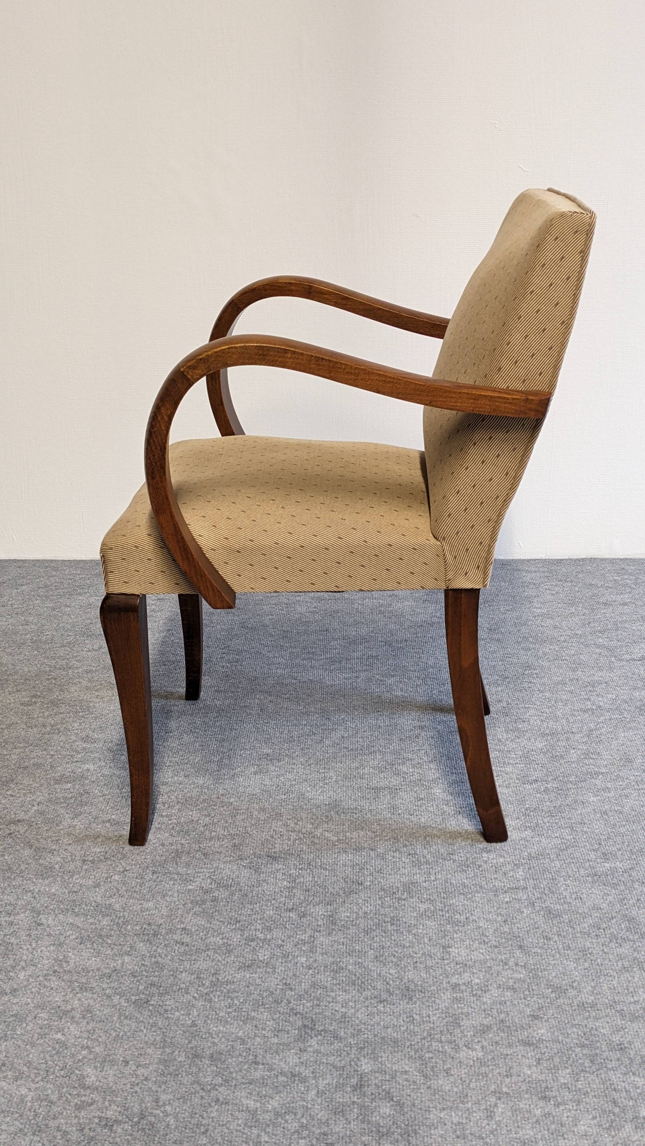 Paire de fauteuils bridge Art déco vers 1930