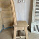 Renovated antique solid oak chair