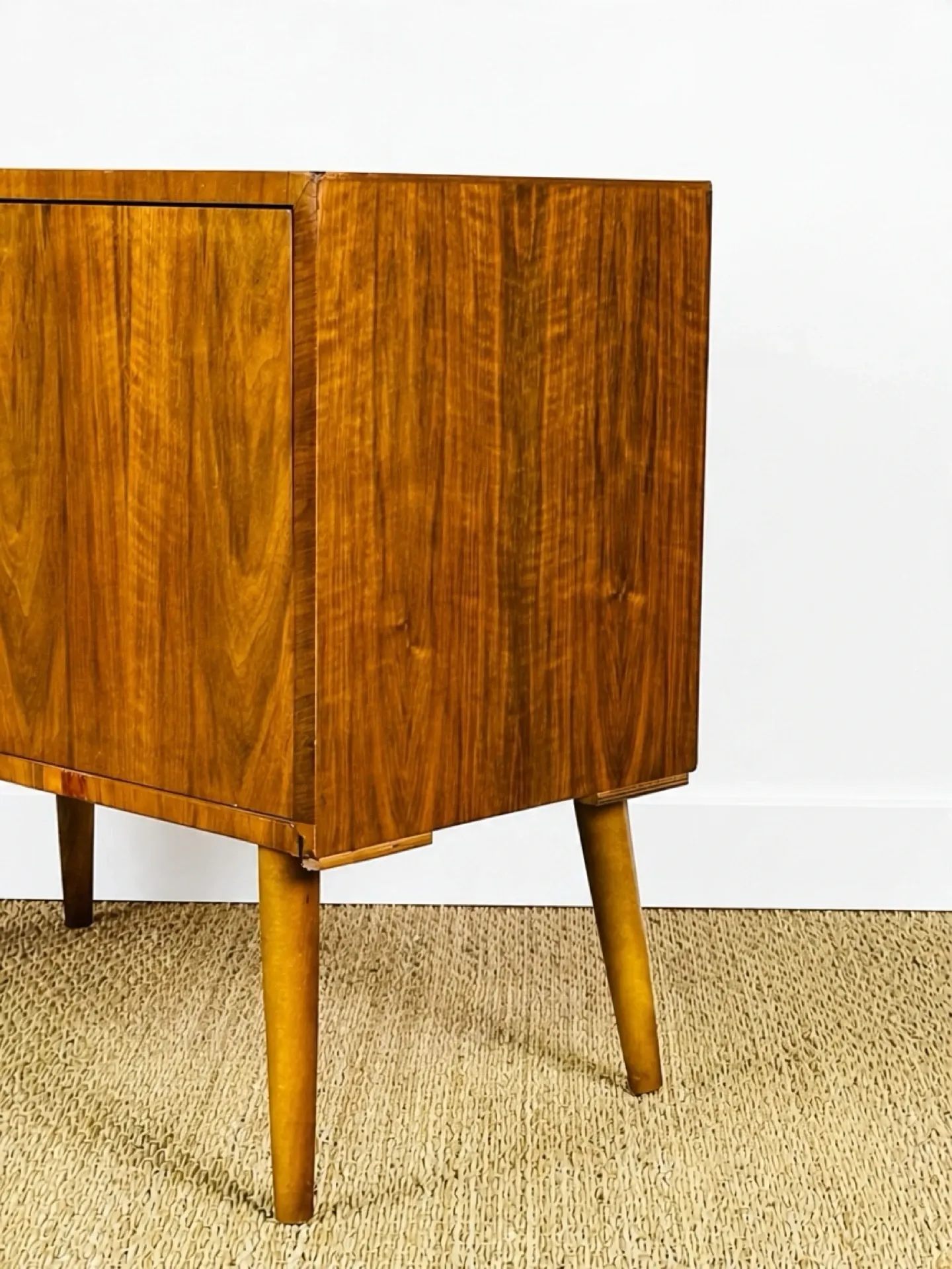 1960s walnut vintage sideboard