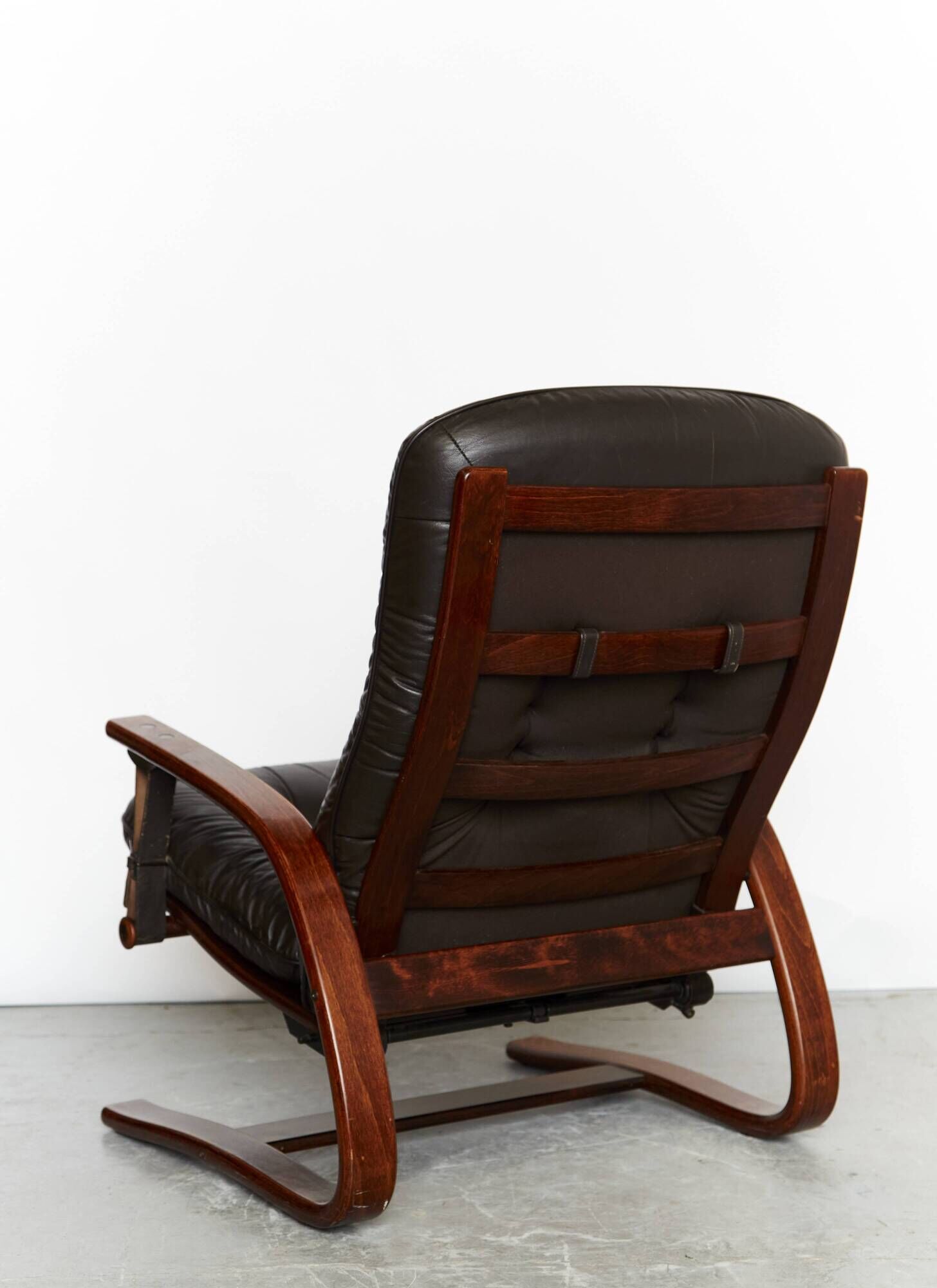 Fauteuil scandinave vintage avec ottoman par Arnt Lande pour Westnofa, anné