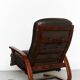 Fauteuil scandinave vintage avec ottoman par Arnt Lande pour Westnofa, anné