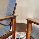 Danish Komdort armchair pair in teak – 1960s