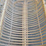 Rattan and bamboo child bed