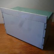 Small metal stove, vintage toy 1950s