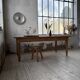 Table de ferme en merisier