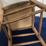 Vintage wooden bistro chair sitting shell