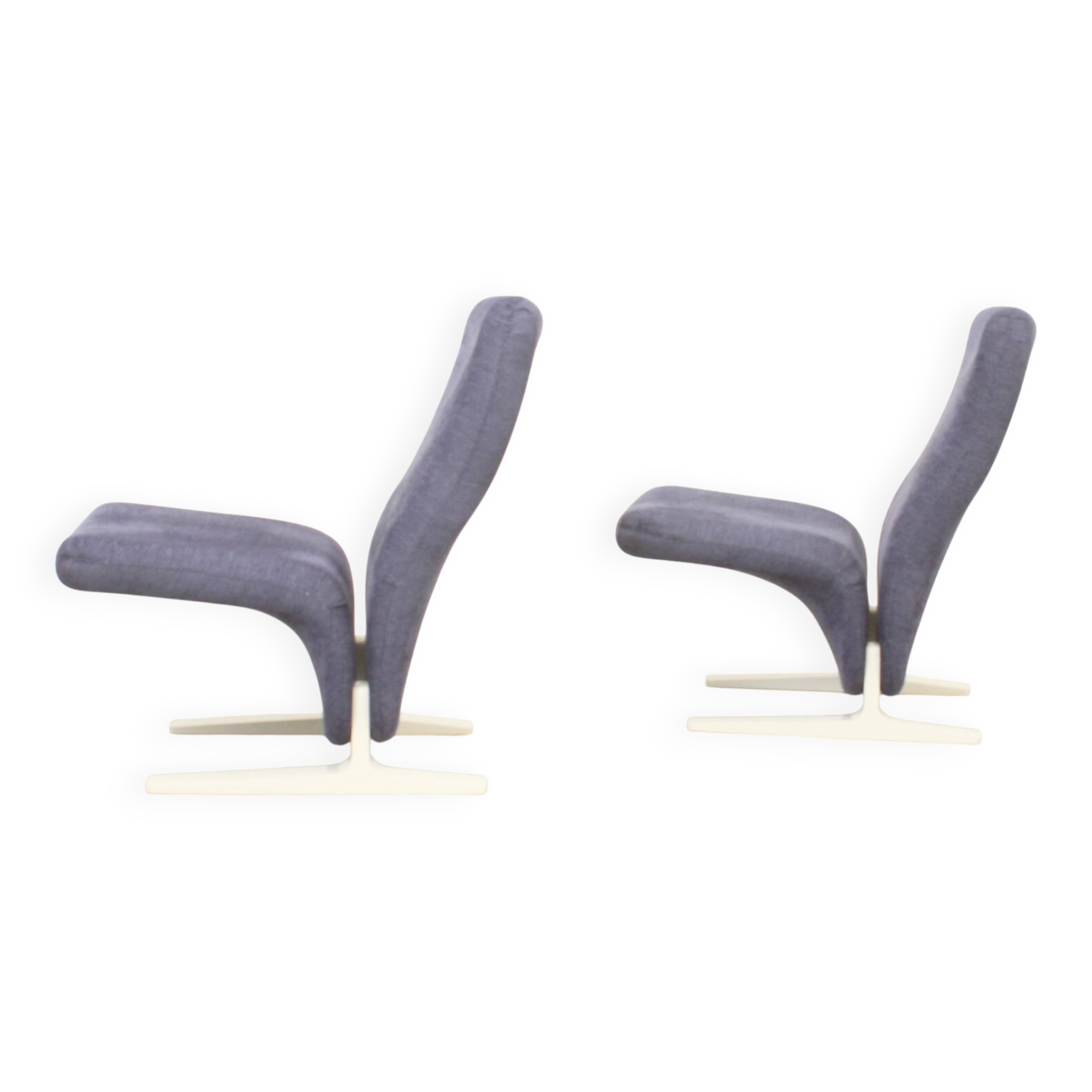 Pair of Concorde armchairs by Pierre Paulin for Artifort, 1966