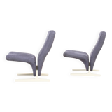 Pair of Concorde armchairs by Pierre Paulin for Artifort, 1966