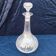 Baccarat crystal carafe monogram 19th century