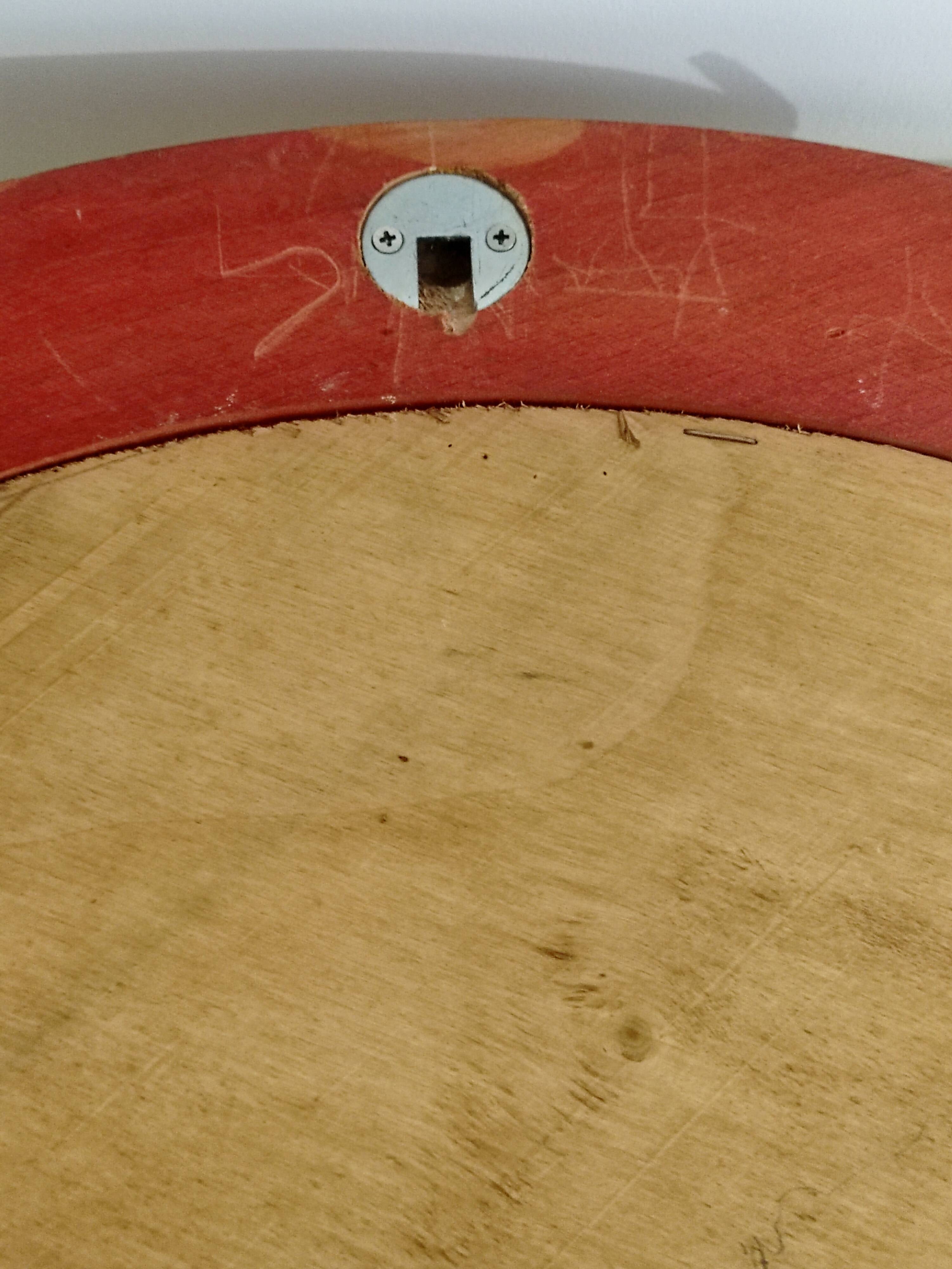 Lacquered wood mirror