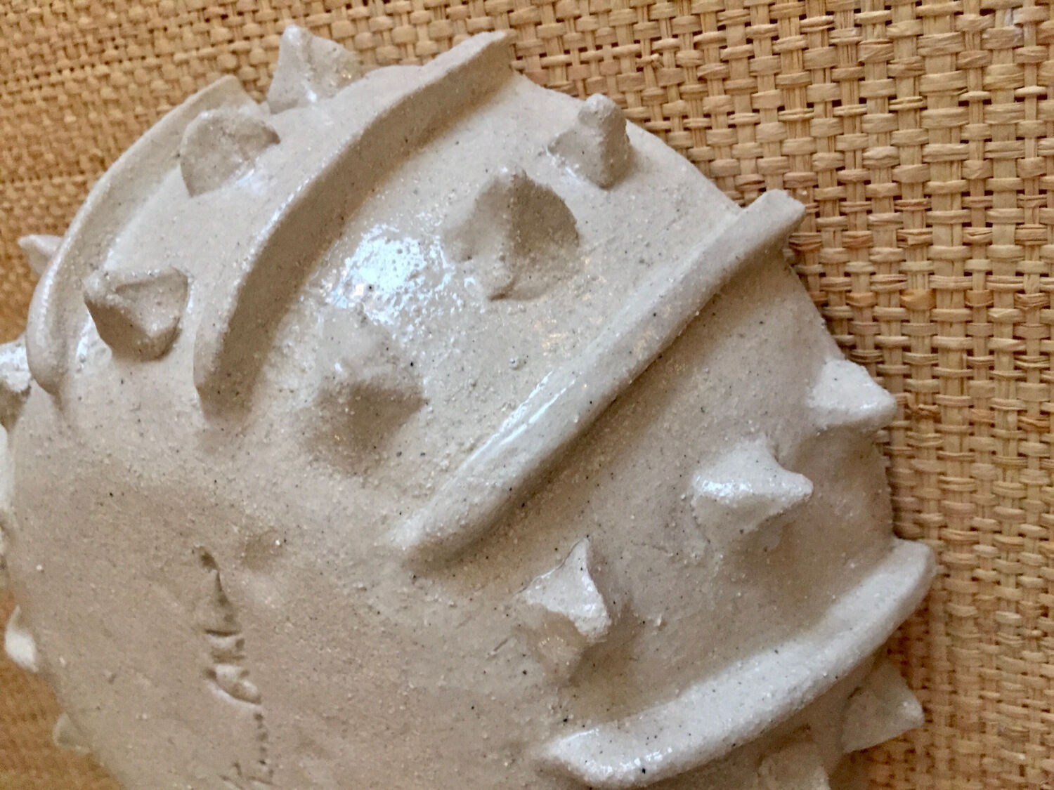 Handmade stoneware cutting