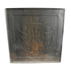 Empire 19th-style cast chimney cast iron fireback 19th