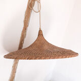 Wicker pendant lamp