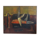 Cubist painting still life oil on canvas Thérèse Martin