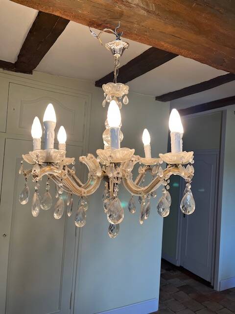 8-light Venetian chandelier