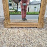 Golden pediment mirror
