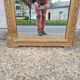 Golden pediment mirror