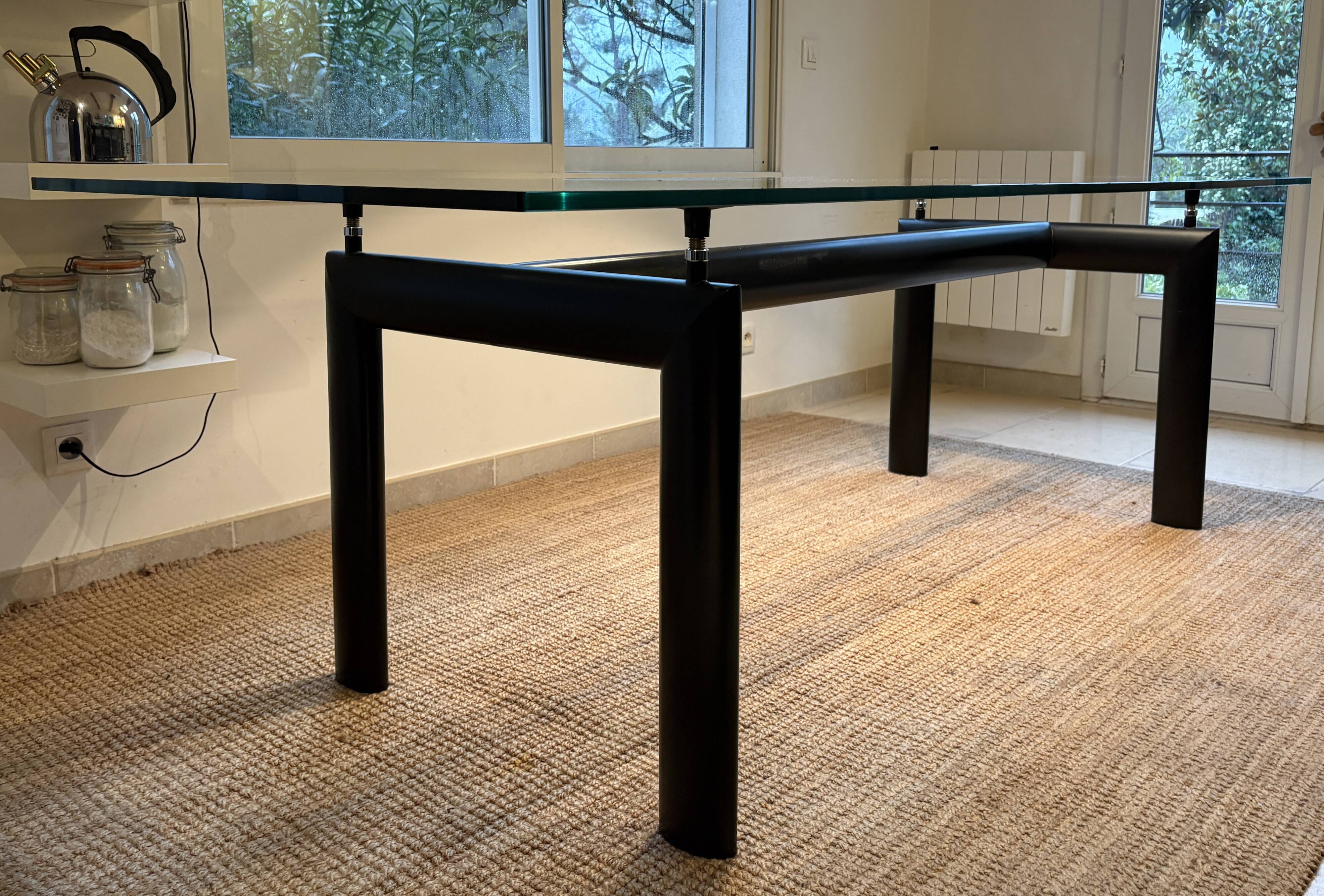 Bauhaus Table LC6 Art Nouveau G1241 by Le Corbusier for Cassina