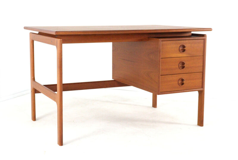 Bureau pour femme Gasvig / GV Møbler - design danois - teck - moderne du milieu du siècle