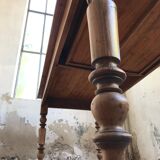 Turned legs farm table