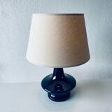 Lampe en céramique bleue nuit