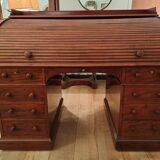 Holland & Sons stamped cylinder desk