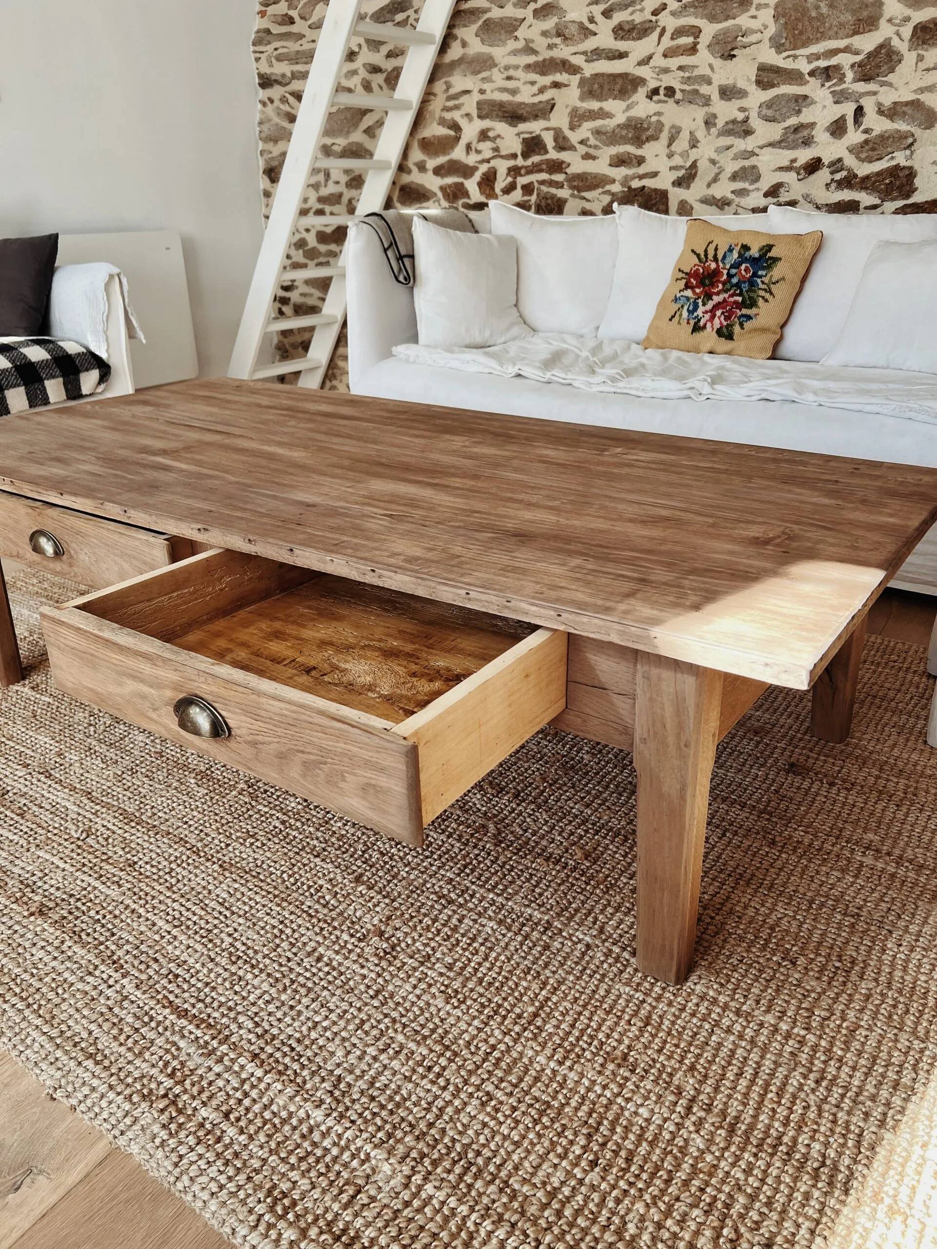 Renovated farmhouse coffee table