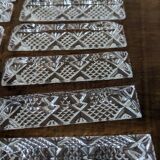Box of 12 crystal knife holders